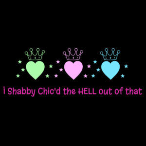Shabby Chic'd - AS Colour Womens Mali Tee Design
